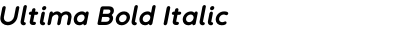 Ultima Bold Italic